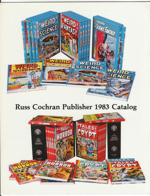 Russ Cochran Publisher 1983 Catalog back cover