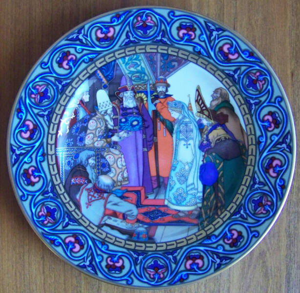 Russian Fairy Tales Plate 3 Snow Maiden front