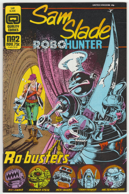 Sam Slade Robohunter Volume 2 #2 front cover