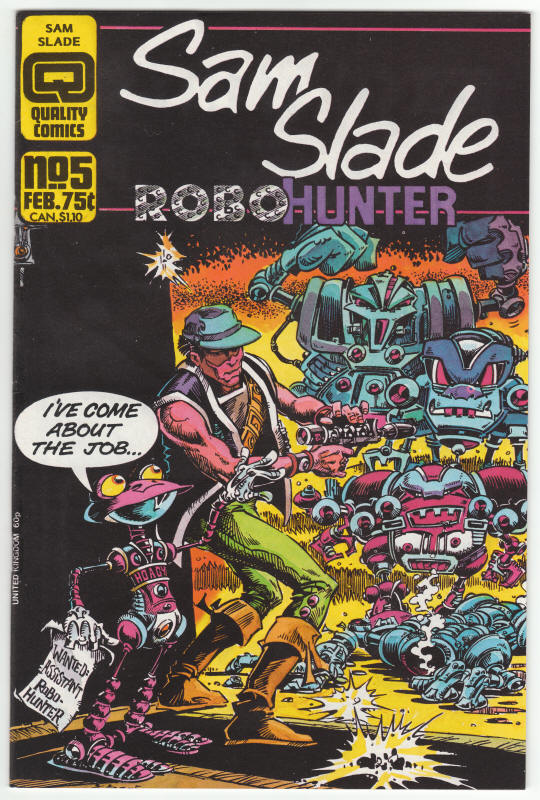 Sam Slade Robohunter Volume 2 #5 front cover