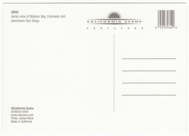 San Diego Post Card