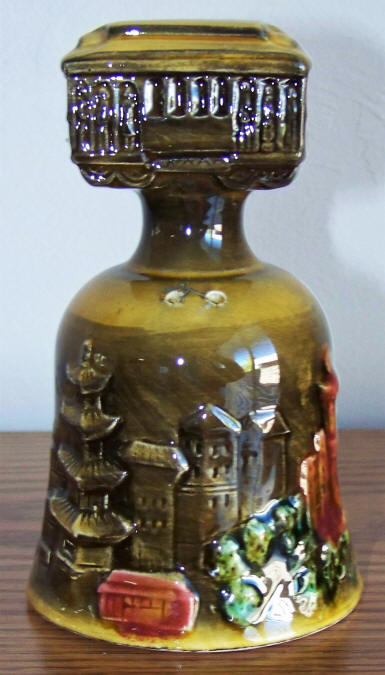 San Francisco Ceramic Souvenir Bell back