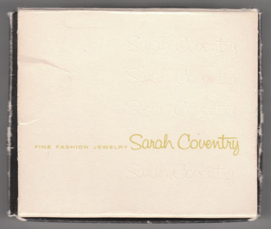 Sarah Coventry Classic Choice Necklace box lid