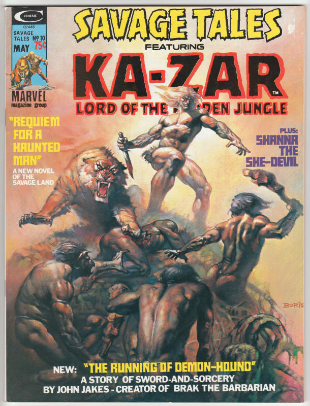 Savage Tales #10 front cover