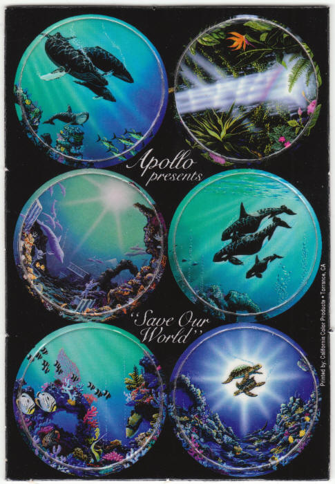 Apollo Save Our World Art Cap Set