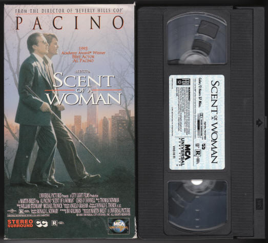 Scent Of A Woman VHS Tape