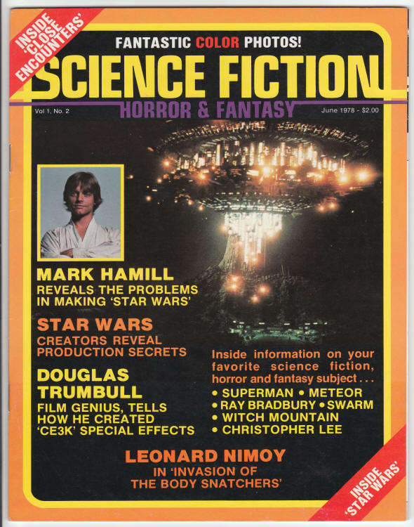 Science Fiction Horror and Fantasy Magazine #2 front cover