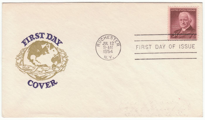 Scott #1062 George Eastman First Day Cover