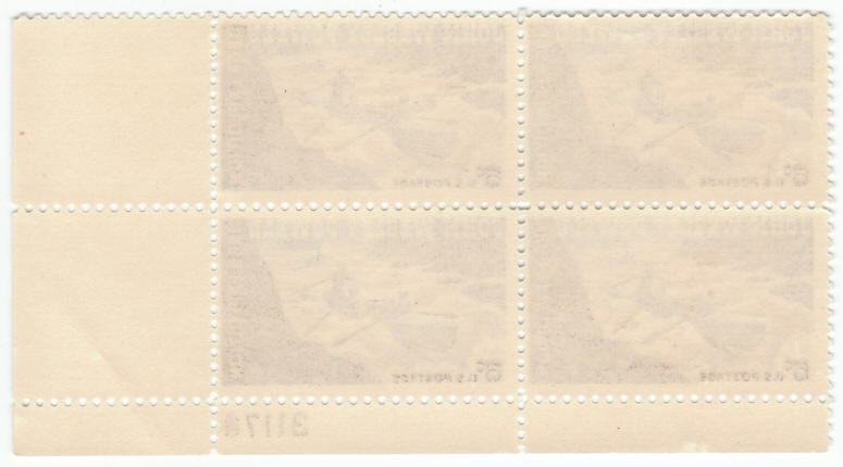 Scott #1374 John Wesley Powell Plate Block