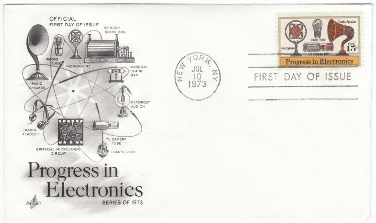 Scott #1502 Progress In Electronics First Day Cover