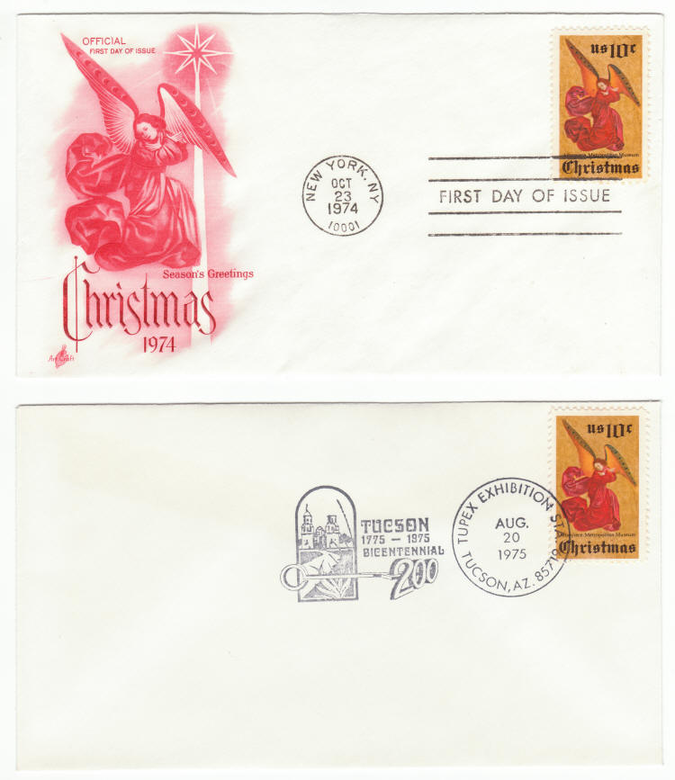 Scott #1550 First Day Cover TUPEX cancellation