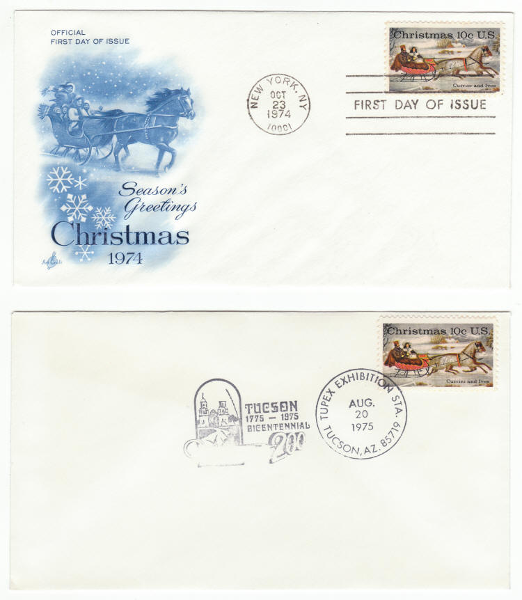 Scott #1551 First Day Cover TUPEX cancellation