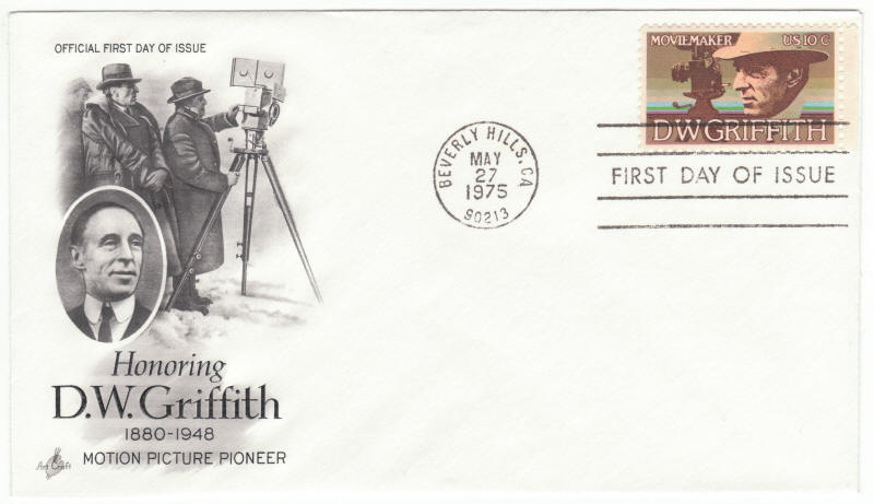 Scott #1555 DW Griffith First Day Cover