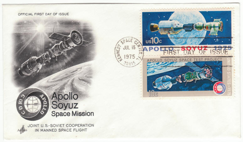 Scott #1569 1570 Apollo Soyuz Space Mission First Day Cover