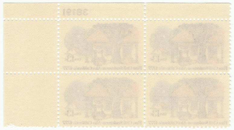 Scott #1725 First Civil Settlement in Alta California Plate Block