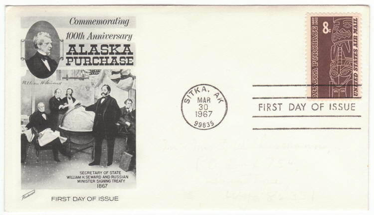 Scott C70 Alaska Purchase Airmail First Day Cover