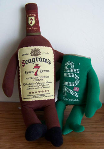 Seagrams 7 and 7UP Display Promos