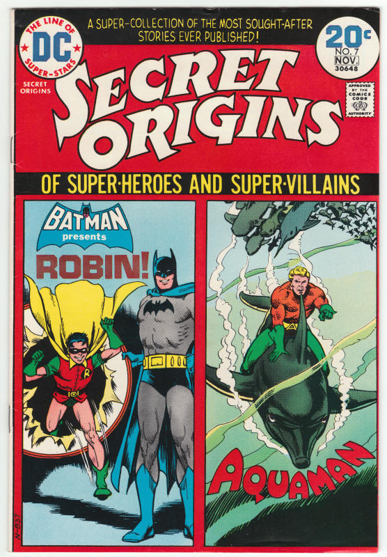 Secret Origins #7 front cover