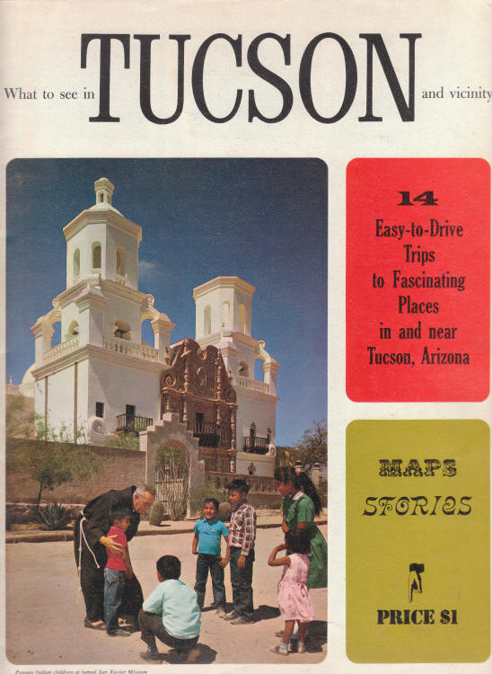 What To See In Tucson And Vicinity 1964 Guide front cover
