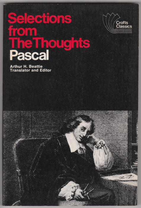Selections From The Thoughts Pascal front cover