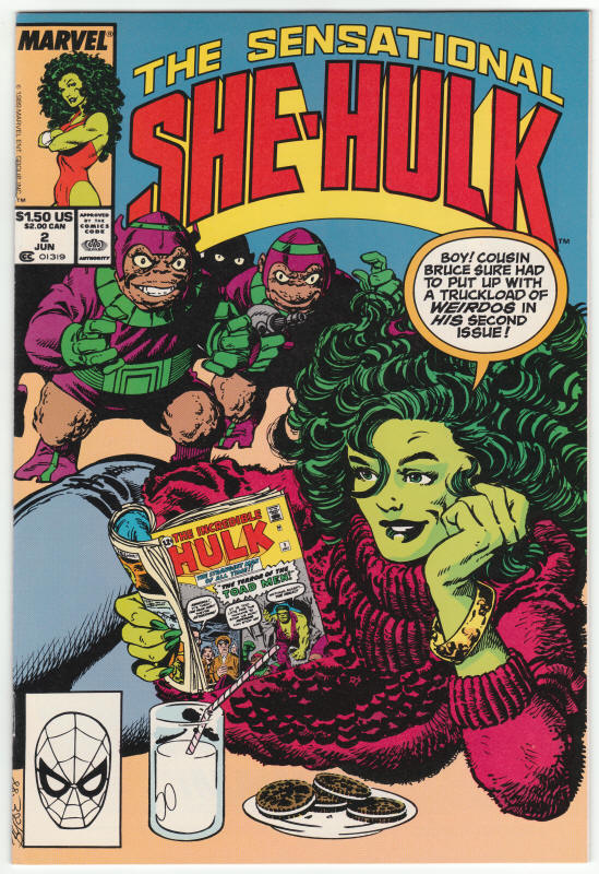 Sensational She-Hulk #2 front cover