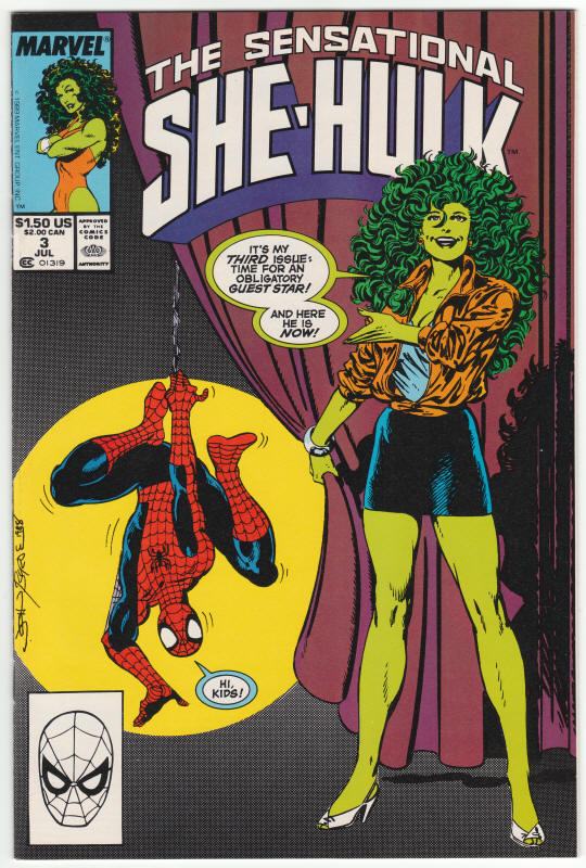 Sensational She-Hulk #3 front cover