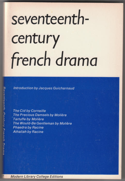 Seventeenth Century French Drama front cover
