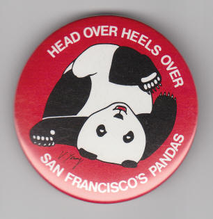 San Francisco Zoo Pandas Button