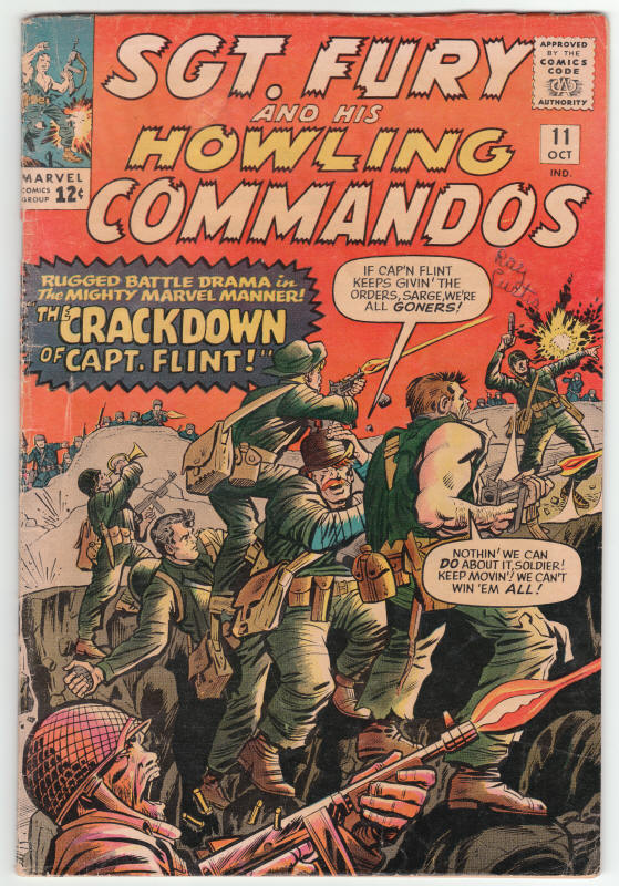 Sgt Fury and His Howling Commandos #11 front cover