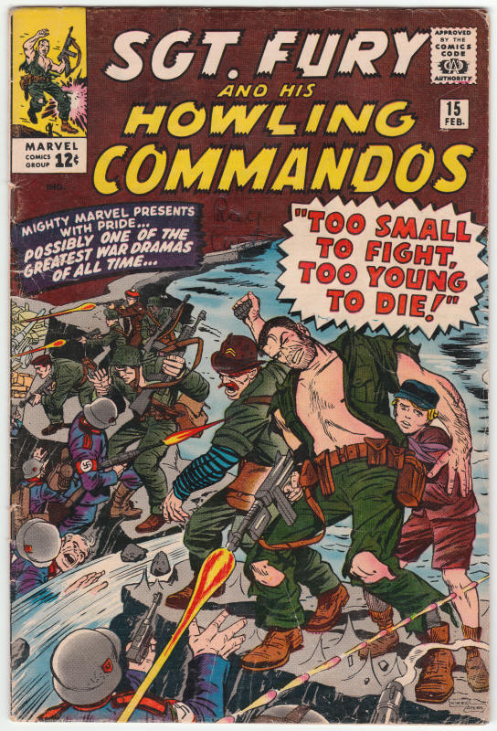Sgt Fury and His Howling Commandos #15 front cover