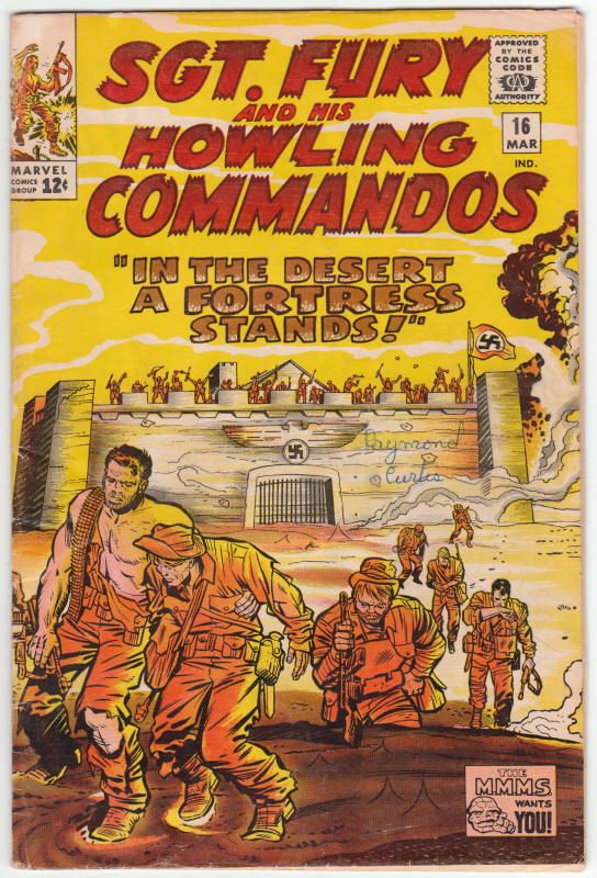 Sgt Fury and His Howling Commandos #16 front cover