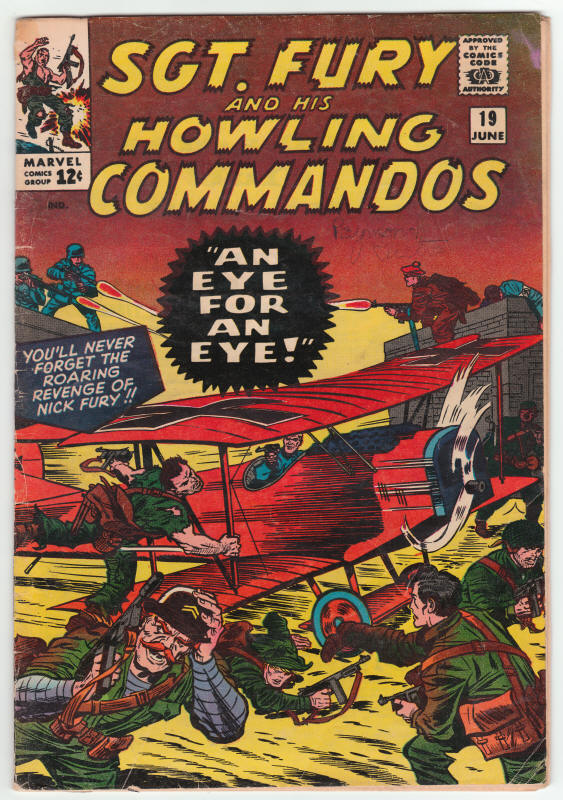 Sgt Fury and His Howling Commandos #19 front cover