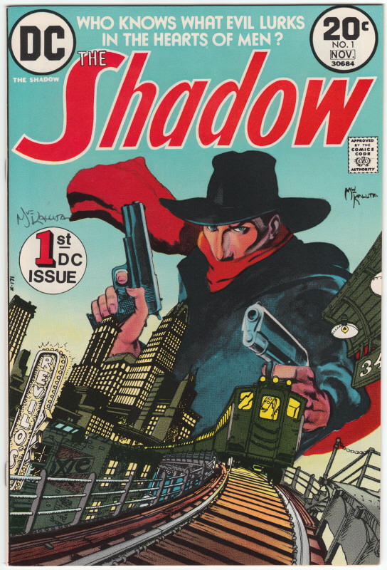 The Shadow #1 NM DC Comics Signed Mike Kaluta front cover