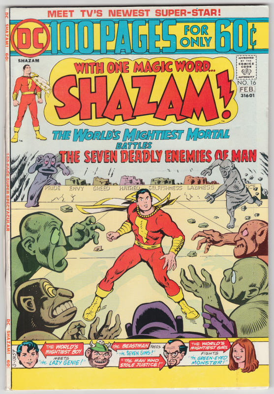 Shazam #16 front cover