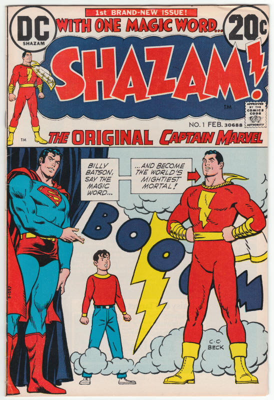 Shazam #1 front cover