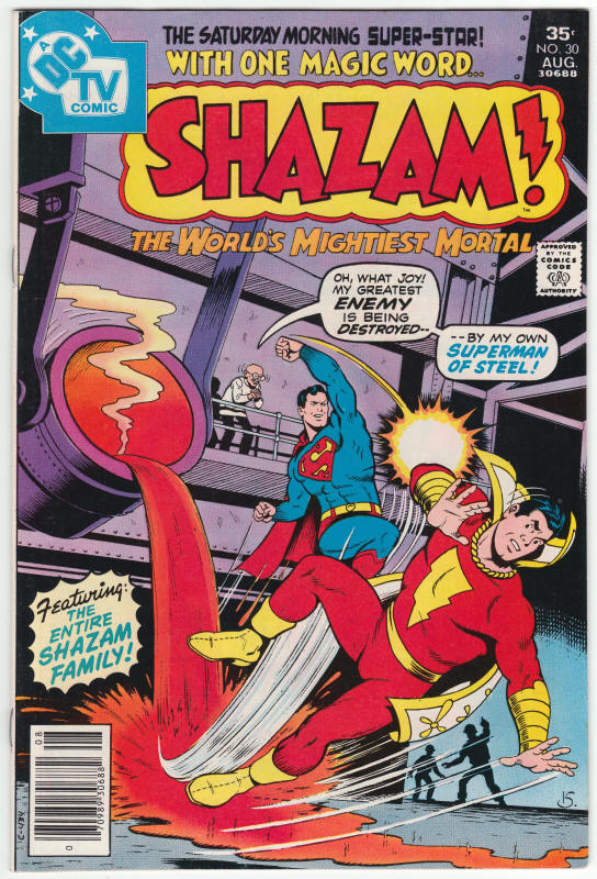 Shazam #30 front cover