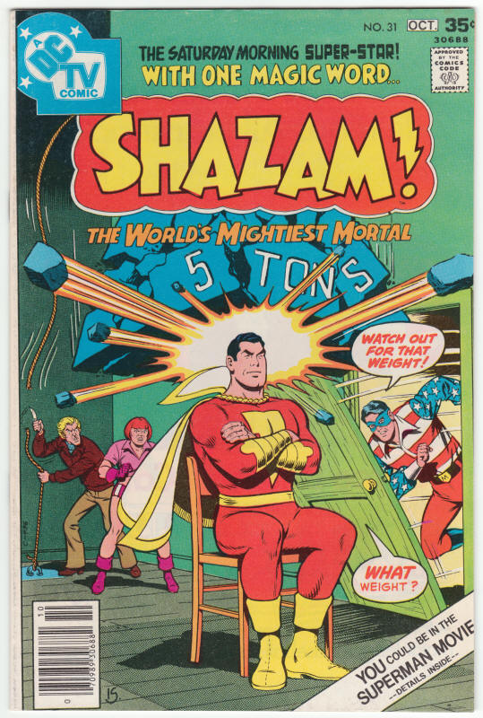 Shazam #31 front cover