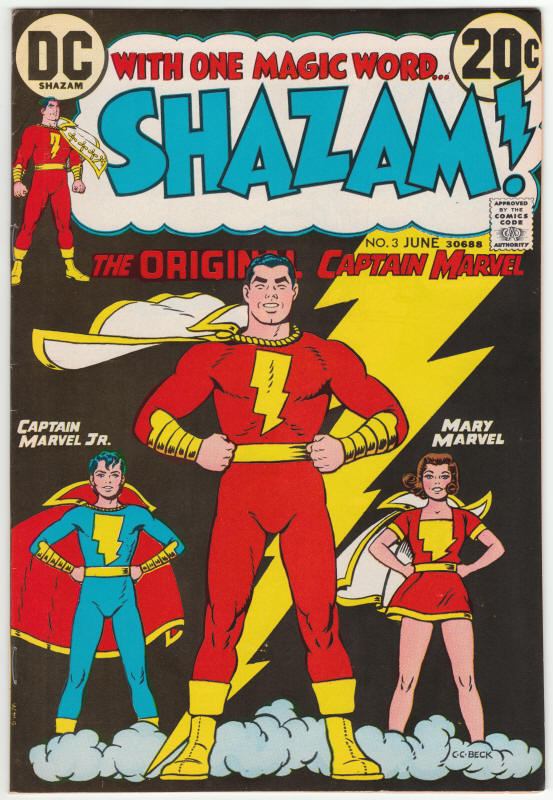 Shazam #3 front cover