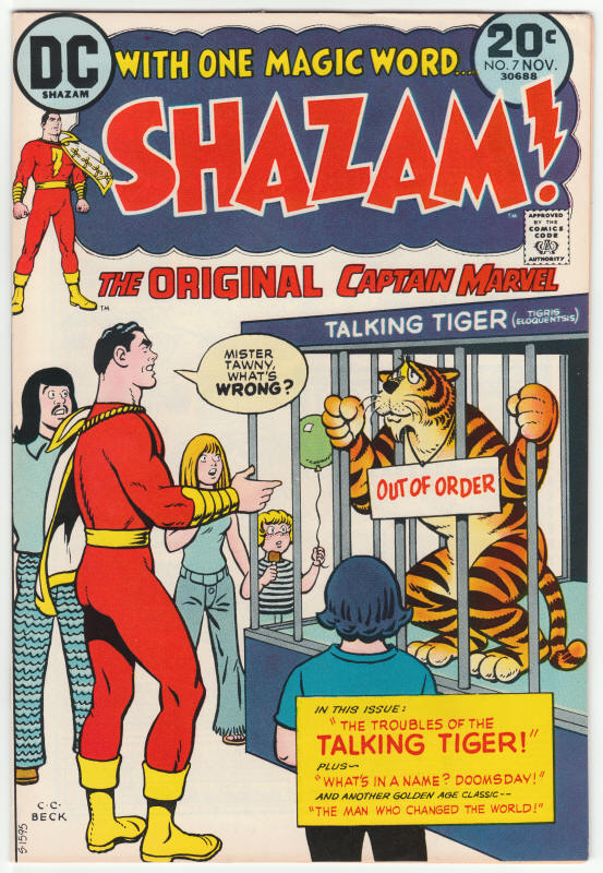 Shazam #7 front cover