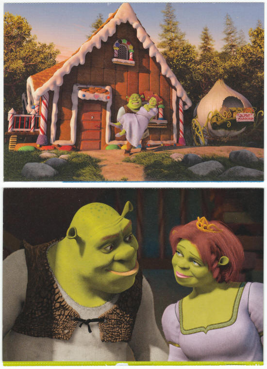 Shrek 2 HP Promo Post Cards
