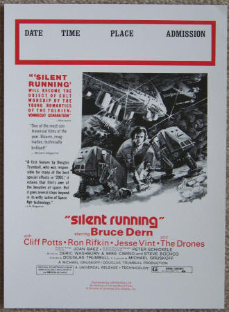 Silent Running Handbill