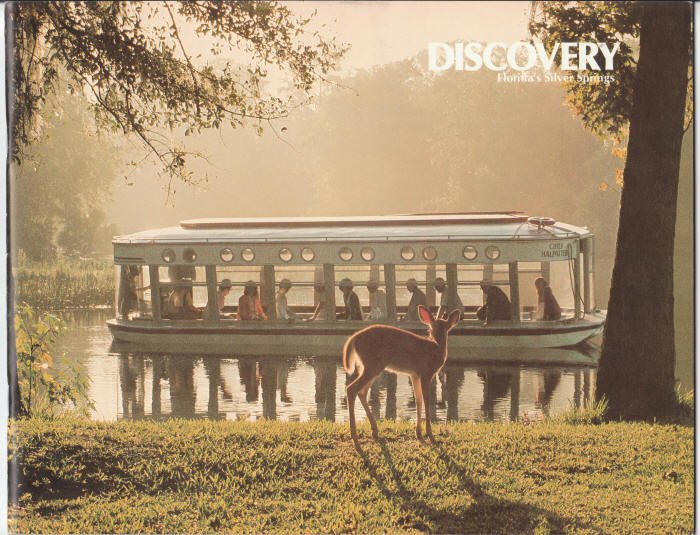 Discovery Floridas Silver Springs 1975 Souvenir Guide front cover