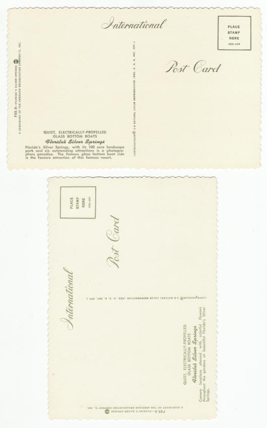 Floridas Silver Springs Post Cards