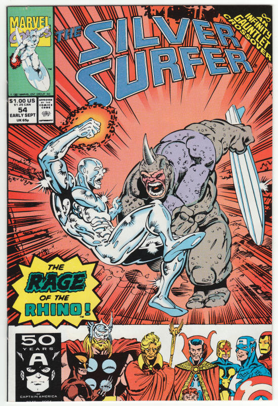 Silver Surfer #54 front cover