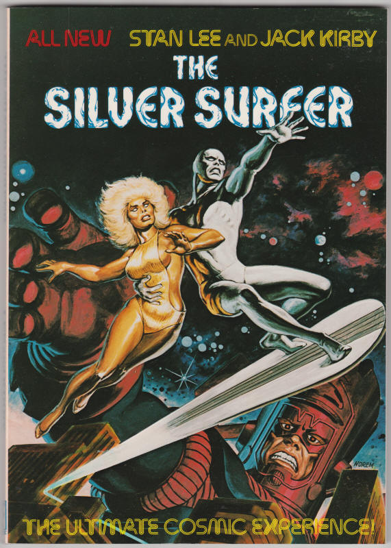 The Silver Surfer Book Stan Lee Jack Kirby front cover