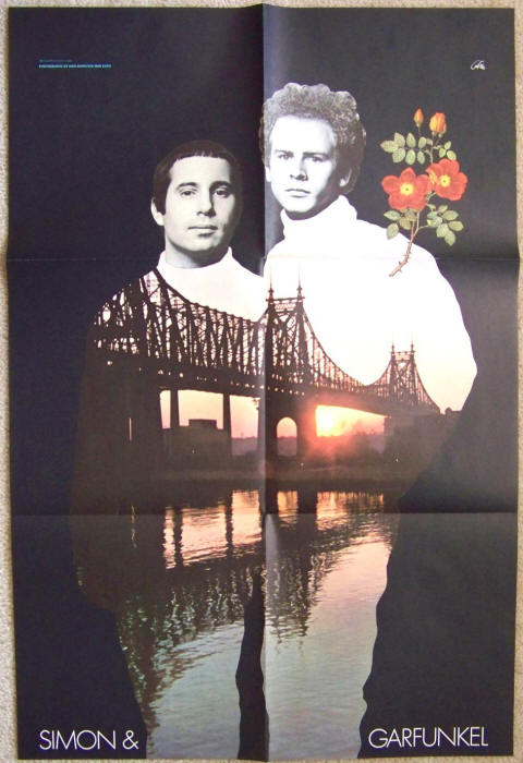 Simon and Garfunkel 1968 Bookends Poster