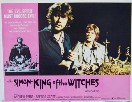 Simon King Of The Witches Lobby Card #1