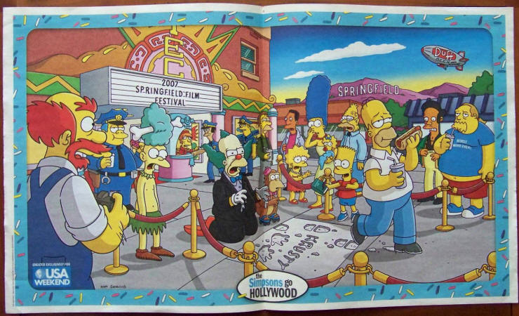 The Simpsons Movie USA Weekend 2007 Poster