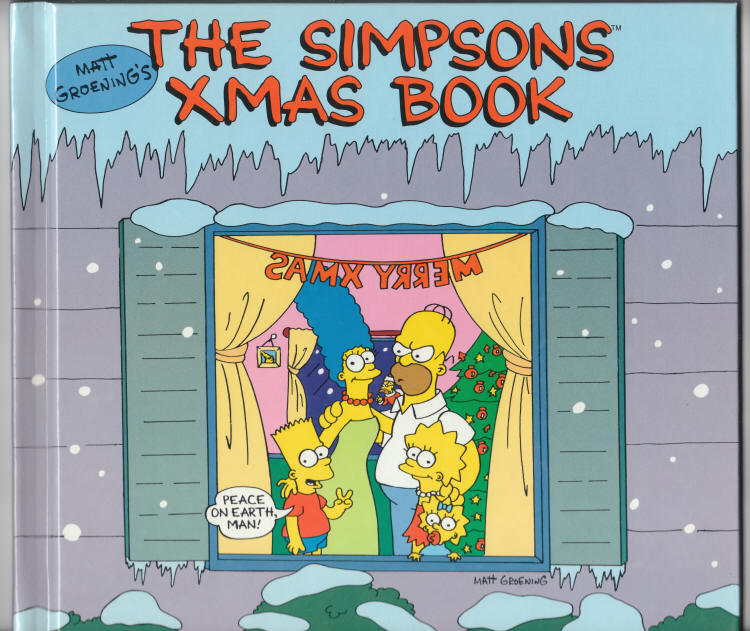 The Simpsons Xmas Book front cover