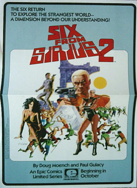 Six From Sirius 2 Epic Comics Promo Poster